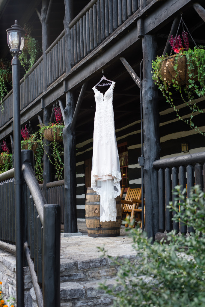 wedding dress at Buffalo Trace