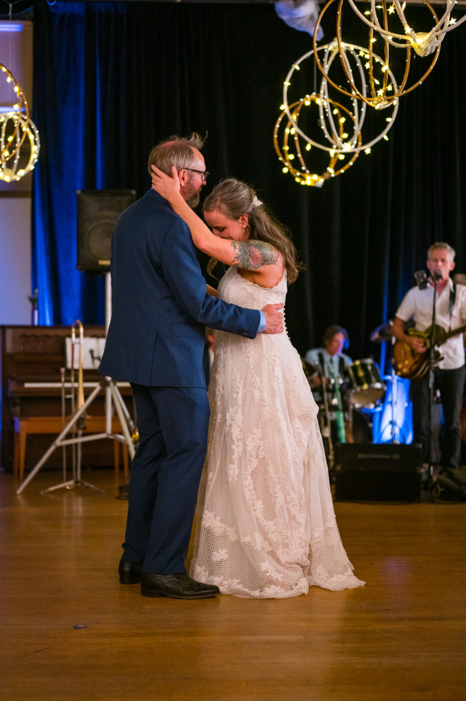 Bride and Groom dancing 