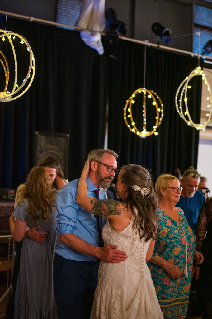 Bride and Groom dancing