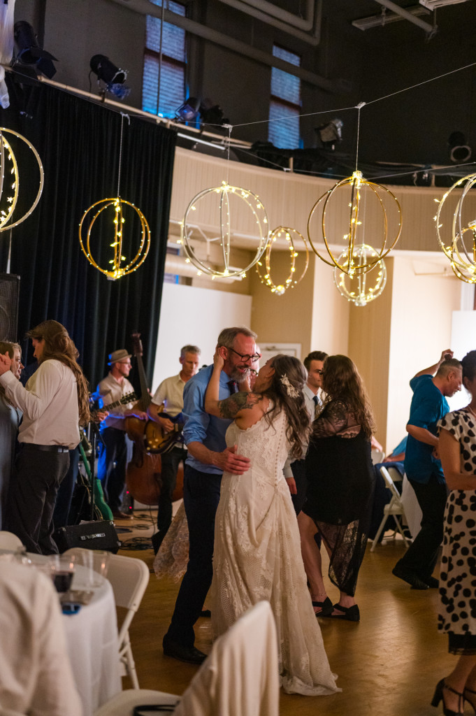 Bride and Groom dancing